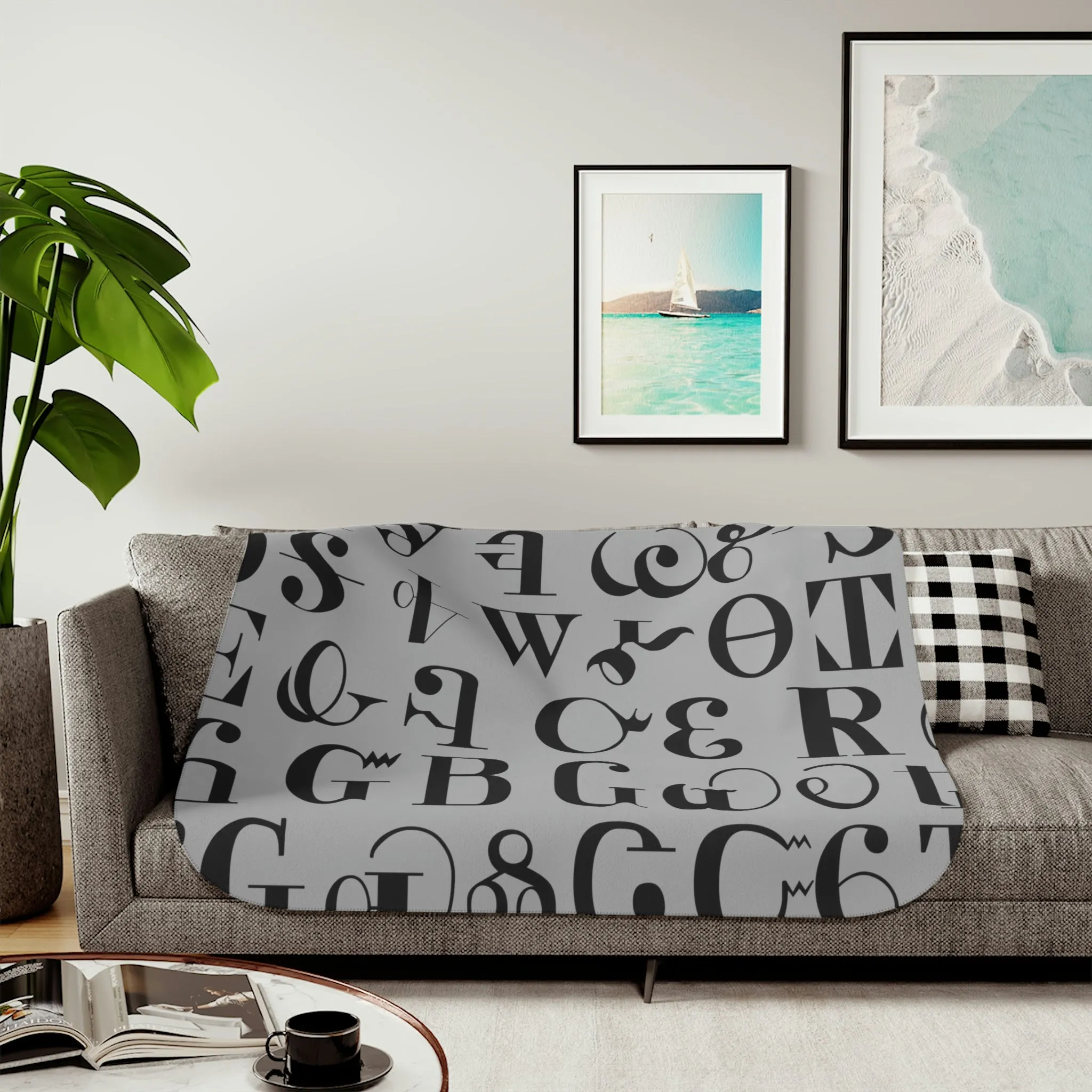 Syllabary Sherpa Blanket