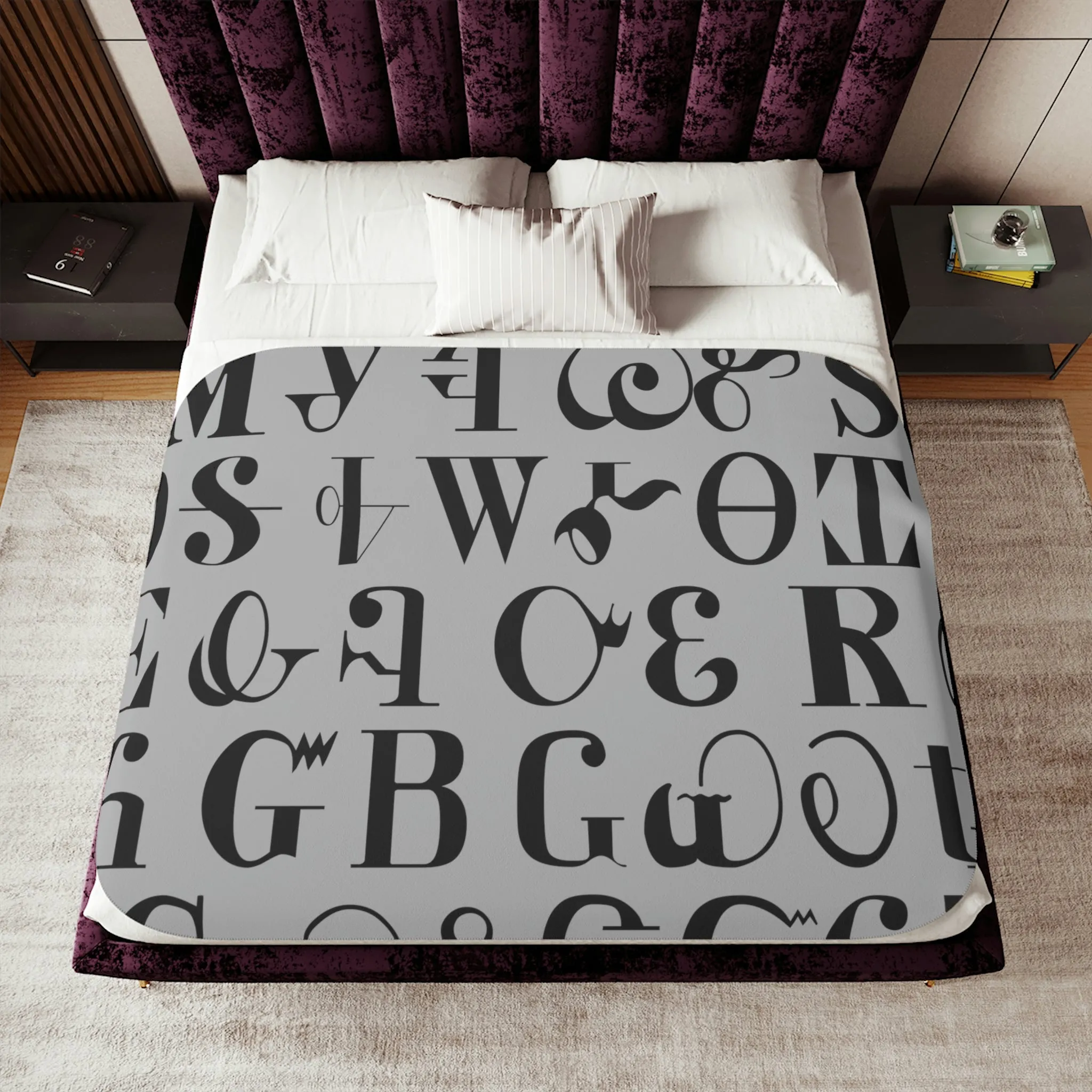 Syllabary Sherpa Blanket