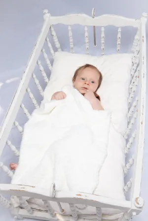 White Solid Double Layered Lovey